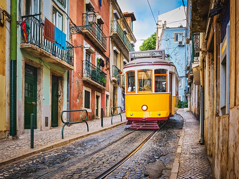 Tage et quartier de Belém à Lisbonne